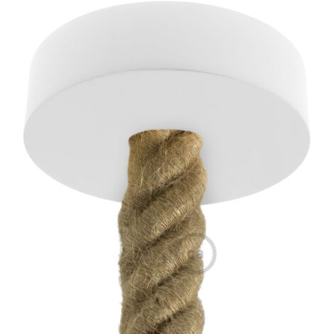 creative cables Kit de rosettes en bois pour cordon 3XL - Blanc