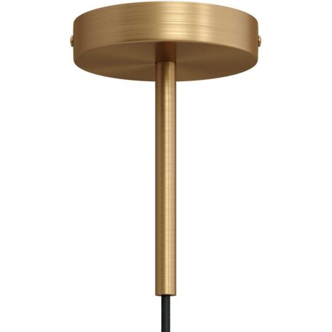creative cables Kit rosace cylindrique en métal avec serre-câble de 15 cm - Bronze satiné