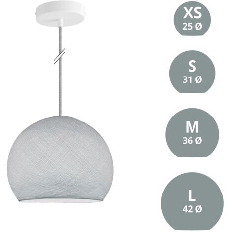 creative cables - Lampe suspendue avec abat-jour Cupola (1/5)