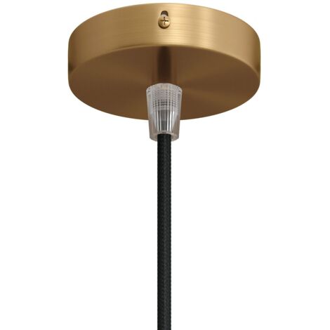 Creative-cables italy mini rosette kit 1 trou central diamÈtre 8,3 cm bronze krm83fcots