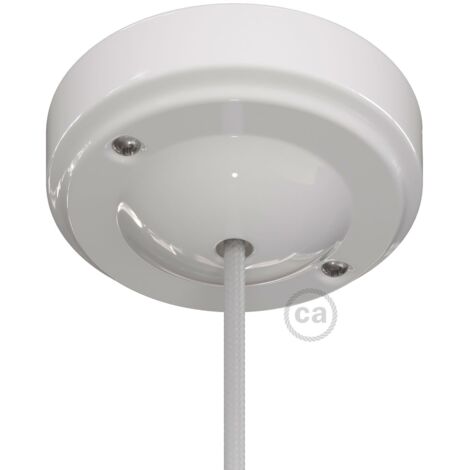 creative cables Kit de rosettes en porcelaine Minimal - Blanc