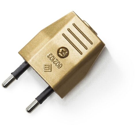 Creative-Cables Fiche européenne Creative Plug 2 pôles 10A – (Bronze) – Tension 250V – Courant 10A – Pour câbles 2x0,75 mm²