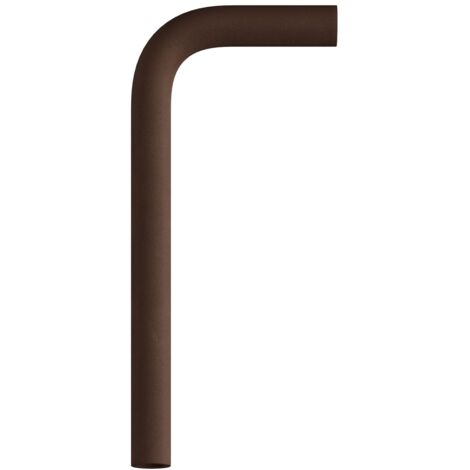creative cables - Rallonge métallique courbée de 14 cm - Rouille foncée