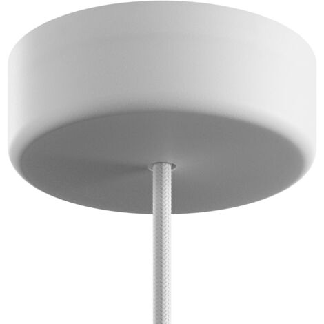 Kit EIVA Rosace cylindrique en silicone soft touch IP65 pour l'extérieur Blanc