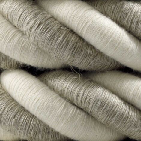 Creative-Cables Cordon 3XL Ø30 mm 3x0,75 mm² (1 m, Gris/Blanc CLS31) (1/4)