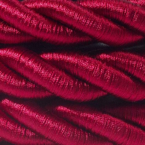 Creative-Cables Cordon 2XL Ø24 mm 3x0,75 mm² (1 m, Bordeaux) (1/4)