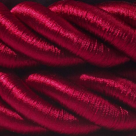 Creative-Cables Cordon 3XL Ø30 mm 3x0,75 mm² (1 m, Bordeaux) (1/4)