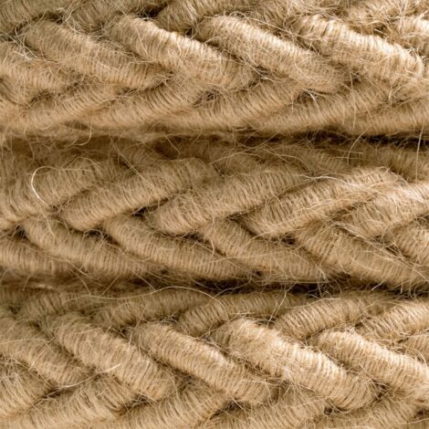 Creative-Cables Cordon 2XL Ø24 mm (1 m, Jute Beige CLS20)