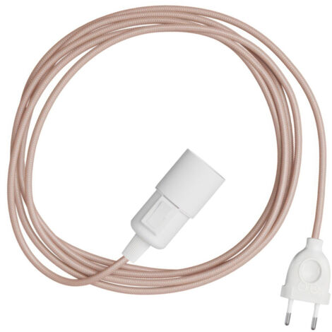 Creative Cables - Câble serpent - Lampe à brancher avec câble en tissu coloré (1/3)