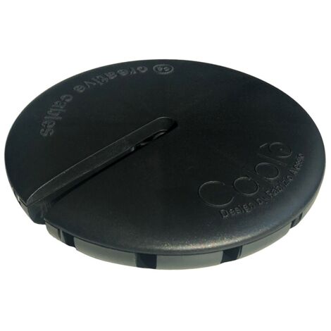 Kit Creative-Cables Support d'abat-jour - (Noir, Ø 10 cm) - Fabriqué en plastique recyclé - Compatible avec les câbles textiles Creative-Cables de 0,75 mm (1/5)