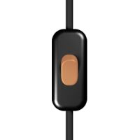 creative cables - Interrupteur unipolaire Creative Switch Noir