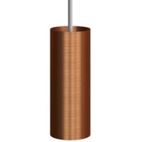 Tub-E14, tube-spot avec douille à double bague E14 Cuivre satiné