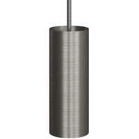 Tub-E14, tube-spot avec douille à double bague E14 Titane satiné