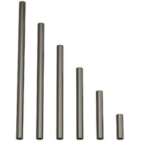 Creative-Cables Tube de rallonge métallique de 30 cm de long - (noir nacré, diamètre extérieur 13 mm, diamètre intérieur 9 mm) - Pour lampes suspendues ou lampes de table - Avec filetage M10x6