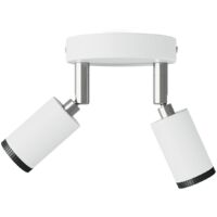 Creative Cables - Fermaluce con 2 faretti orientabili Mini Spotlight GU1d0