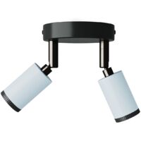 Creative Cables - Fermaluce con 2 faretti orientabili Mini Spotlight GU1d0