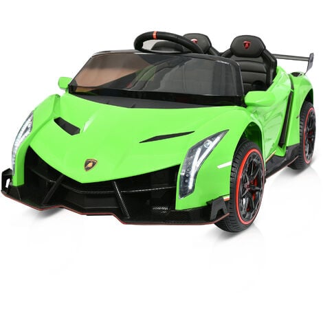 COSTWAY Lamborghini Voiture Électrique Enfants avec Télécommande 2,4G,  Véhicule avec 2 Portes Papillons, Démarrage Progressif & Musique, Charge  25kg pour Enfant de 37-95 Mois(Jaune) : : Jeux et Jouets