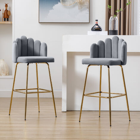 Lot de 6 chaises scandinaves BJORN- 48 x 43 x 80 cm - Blanc