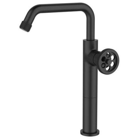 Essebagno Indus mezclador alto lavabo negro (1/2)