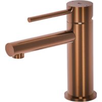Essebagno Luisa mezclador de lavabo bajo en cobre cepillado