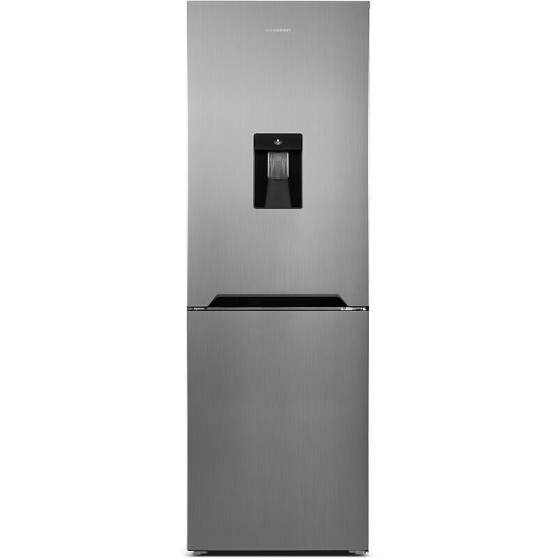 Frigorífico - SCHNEIDER, SCCB310NFWDIX Frigorífico Combi 320L No Frost Dispensador de Agua Acero Inoxidable