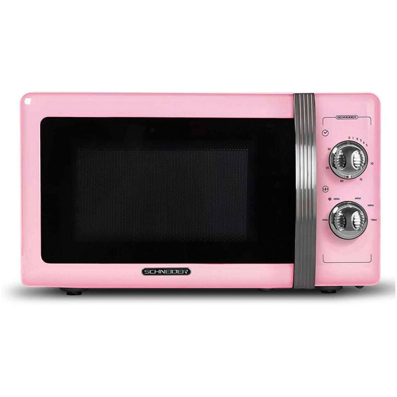 Microondas - SCHNEIDER, SMW20VCR Vintage 20 Litros 700W Color Rosa