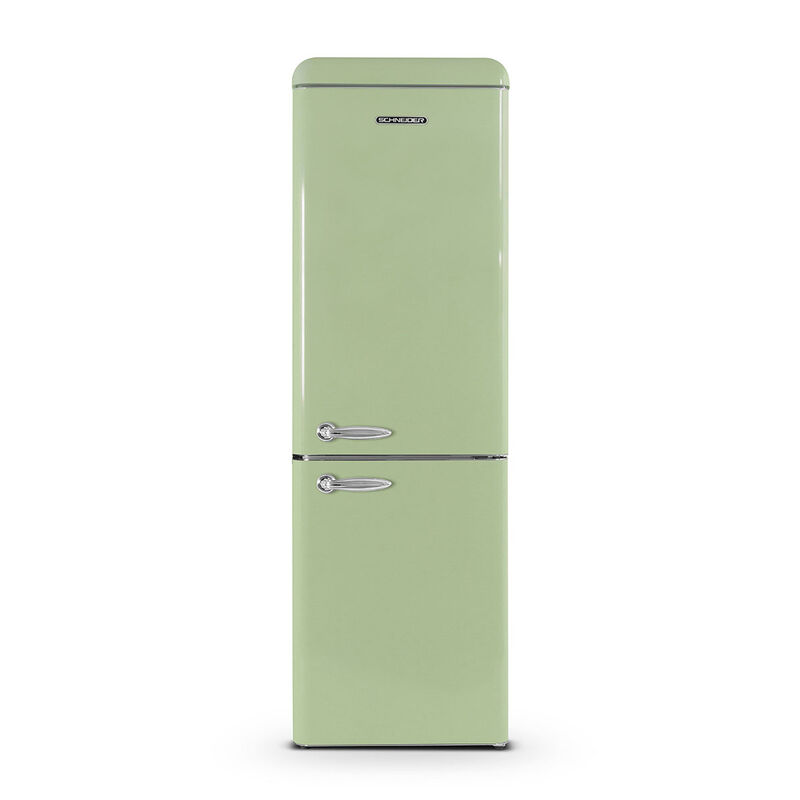 Frigorífico -SCHNEIDER, SCB315VNFVA Combi No Frost 326L Vintage E Verde Almendra