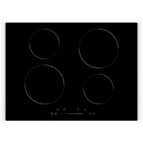 Placa de cocina - AMSTA, AMTI4Z7000 Placa de Inducción 4 zonas 70 cm 7000w  Negra