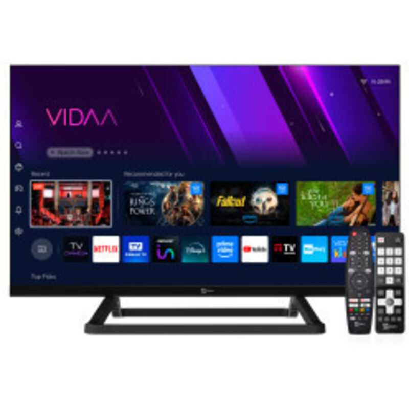 TELE System Smart TV LED 24 pollici HD Ready tivùsat Nero TS24FL SMV15
