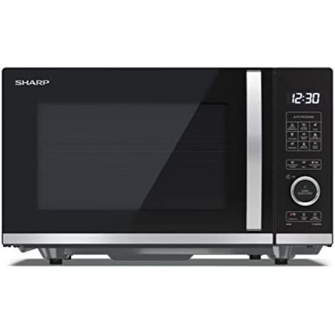 Sharp YC-QG204AE-B Microonde con Grill 20L 800W Nero Display LCD Controllo Touch