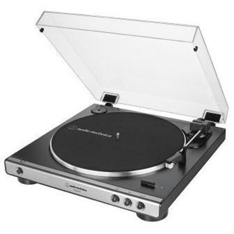 Audio-Technica AT-LP60XUSB Giradischi con trasmissione a cinghia Grigio, Metallico