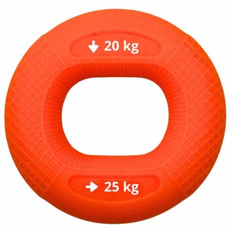 FITPADDY Anello della Molla per Mano 20-25 kg Arancione in Silicone Allenamento Fitness (1/3)