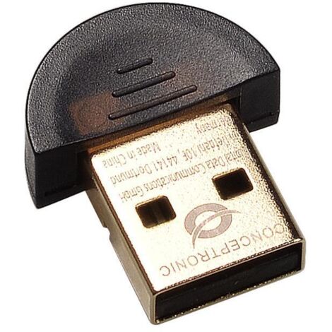 Conceptronic CBT40NANO Adattatore Bluetooth USB 4.0 Nero per Windows 10 50m (1/4)