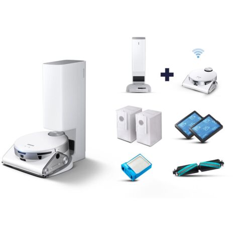 Aspirapolvere Robot Samsung Jet Bot AI+ VR50T95735W/WA Senza Sacchetto Senza Fili Argento Bianco (1/5)