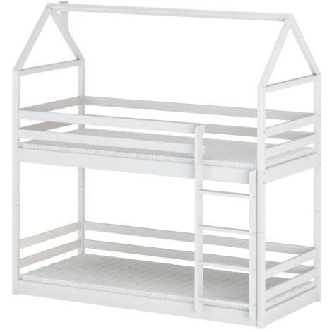 LIT SUPERPOSÉ MAISON EN PLUSIEURS TAILLES MITI - 80 x 180 (1/4)