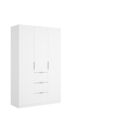 ARMOIRE 3 PORTES 3 GRANDS TIROIRS ELEVEN
