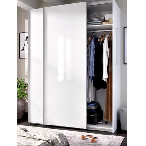 ARMOIRE 2 PORTES COULISSANTES STEF