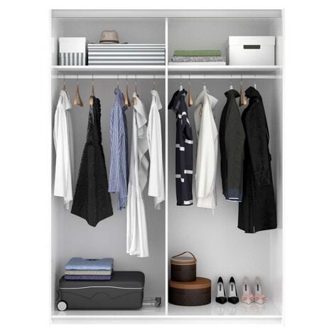 ARMOIRE 2 PORTES COULISSANTES STEF
