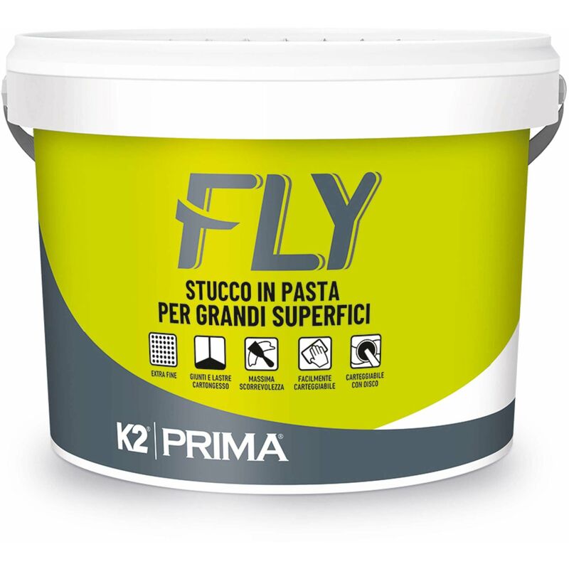 Stucco in pasta pronto all'uso K2 bianco per legno e muri vari