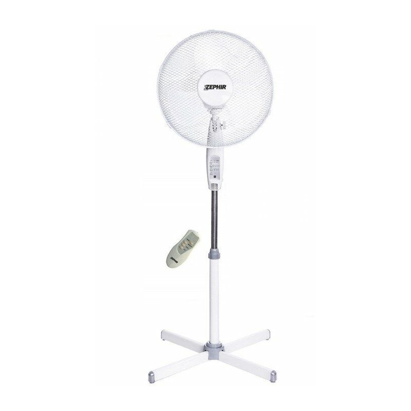 Zephir PBA41P, Ventilatore a Piantana Da Terra, Bianco