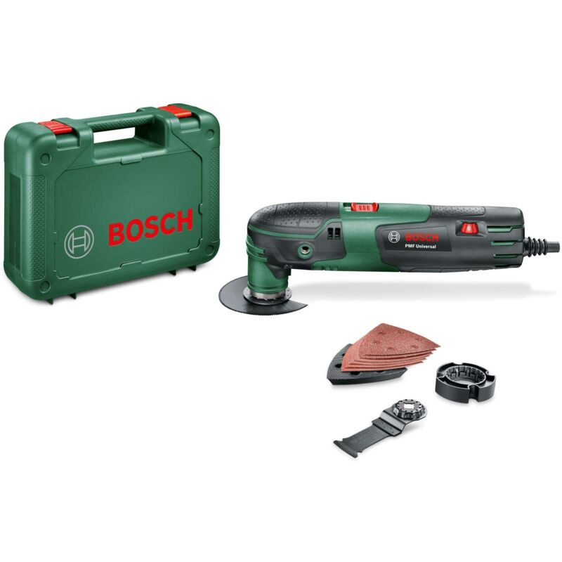 UTENSILE MULTIFUNZIONE BOSCH 220 W PMF 220 CE 20000 giri/min CON ACCESSORI  E VALIGETTA