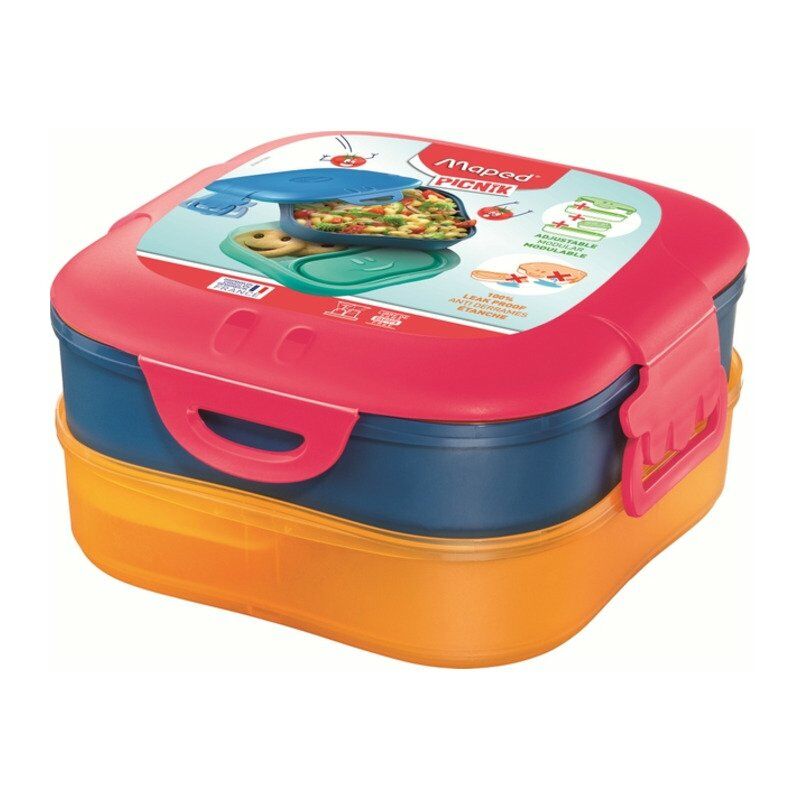 Lunchbox Portapranzo con 5 pezzi - capacità 1,2L