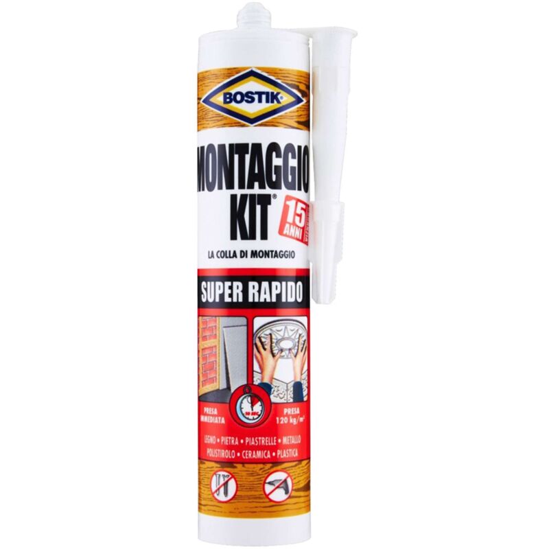 Bostik Montaggio Kit Professionale blister 125gr : : Fai da te