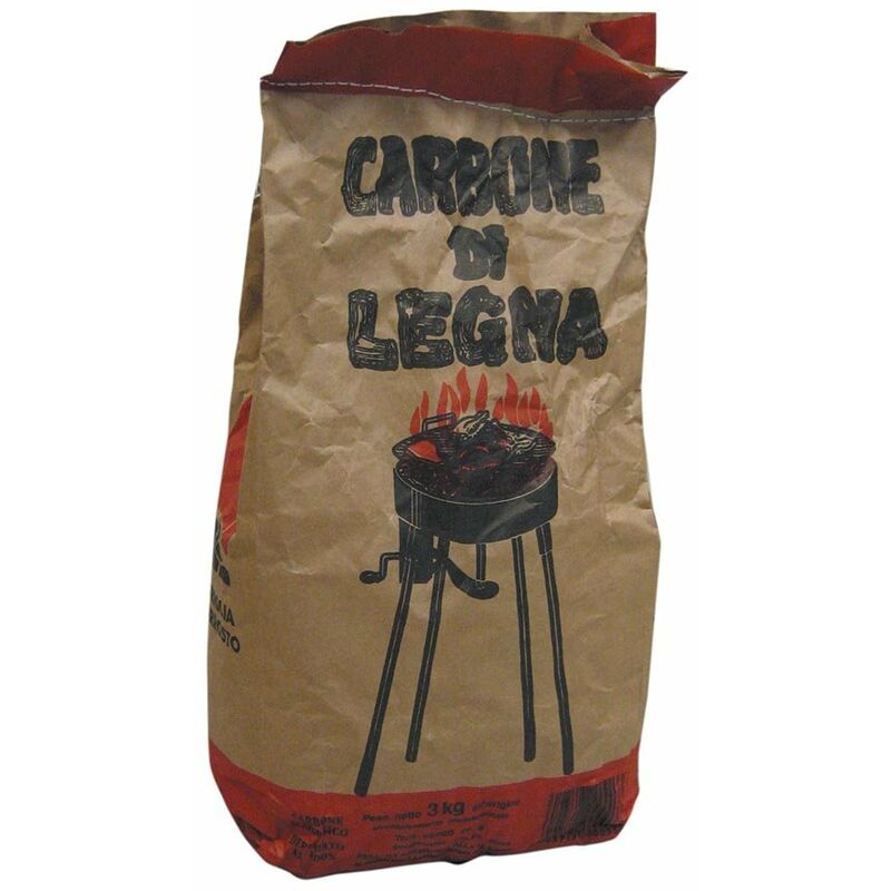 Carbonella carbone di legna Re della Griglia sacco da 4kg barbeque