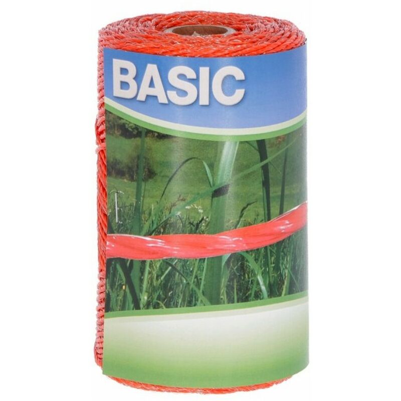Corda Per Recinto Elettrico Da 8 Mm, 200 M, Conduttiva, Per Cavalli E Animali - Resistente, UV, Carico Rottura 500 Kg