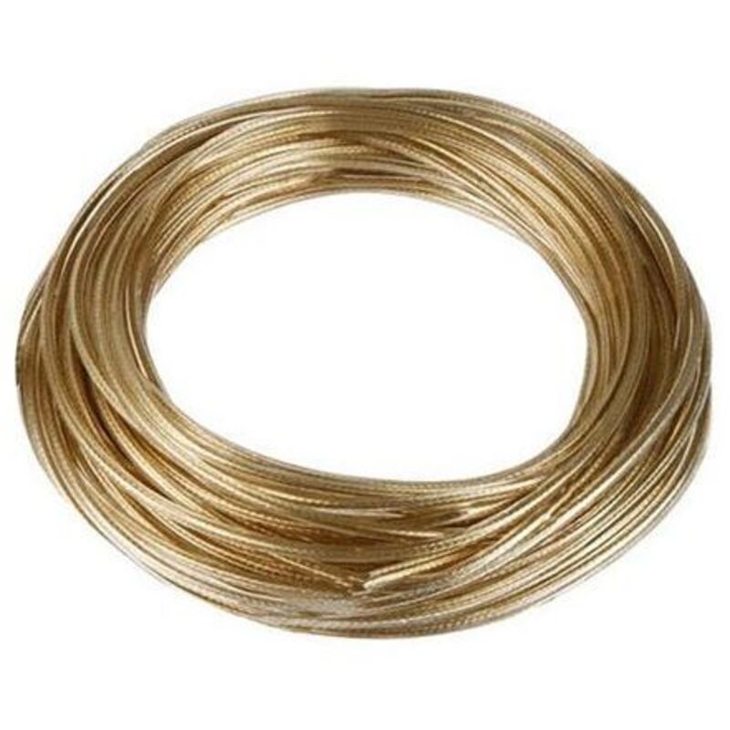 Cavo Acciaio Inox 304 Antiruggine 100 Metri | Diametro 0,30 Mm | Per Legatura, Giardinaggio, Sospensioni, Fai-da-te