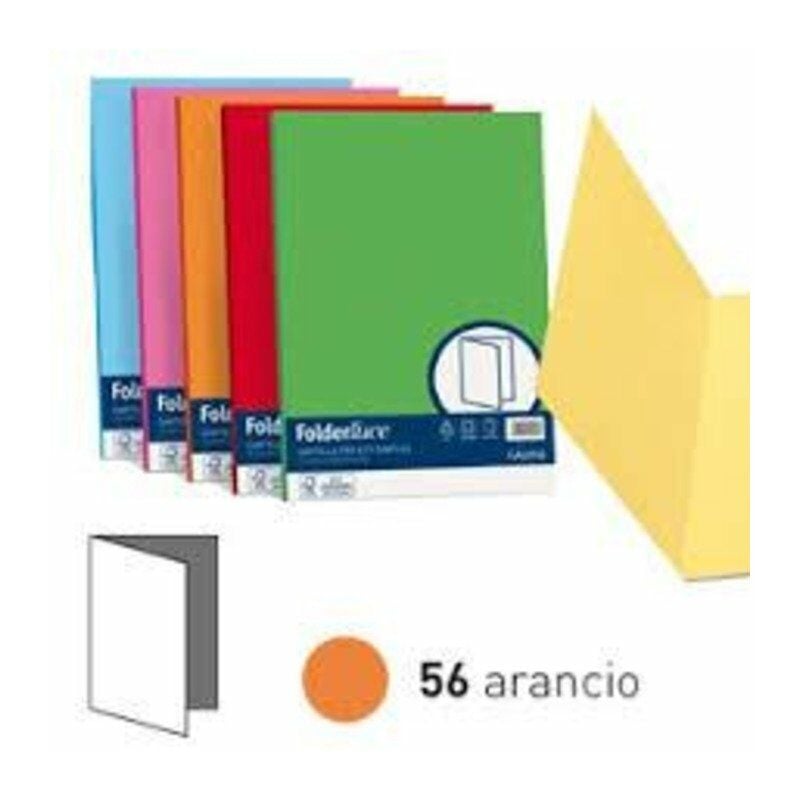 CF.50 CARTELLINE X ATTI 200gr. ARANCIO 56 x1