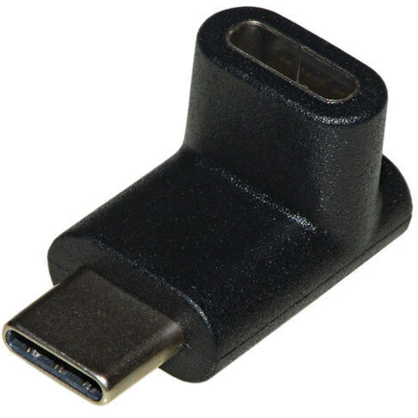 Adattatore Usb-C 2.0 Maschio/Femmina 90 Angolato Alto/Basso (Lkadat148)