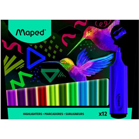 8 Pennarelli Fluorescenti, Per Lavagna Luminosa A LED RGB, Acrilici