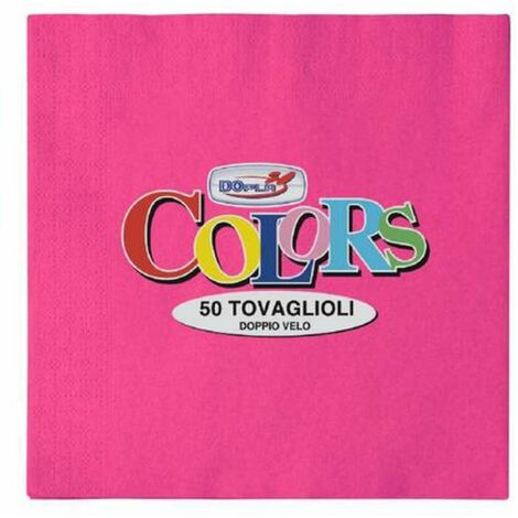 Cf.50 Tovaglioli 33X33 Fucsia 18404 X1